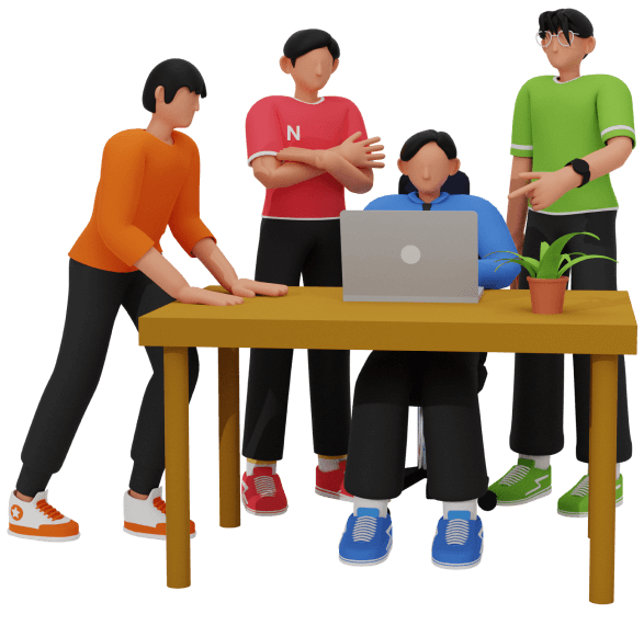 digital marketing team work
